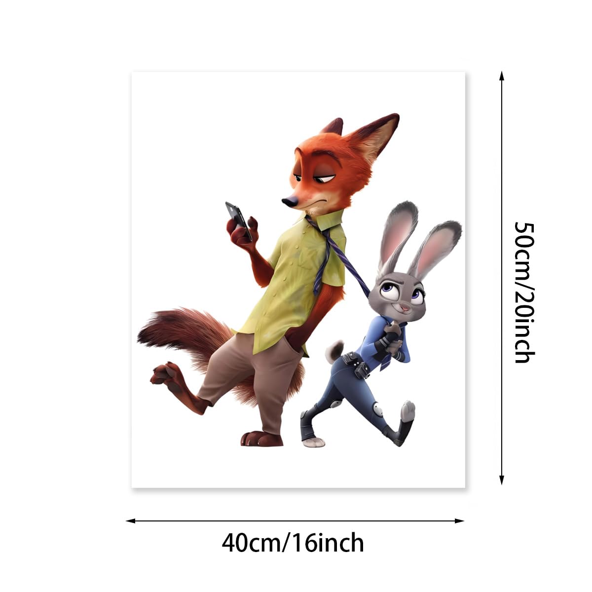 Amazon | ズートピア デジタル絵画 数字キットによる 絵画 落書き